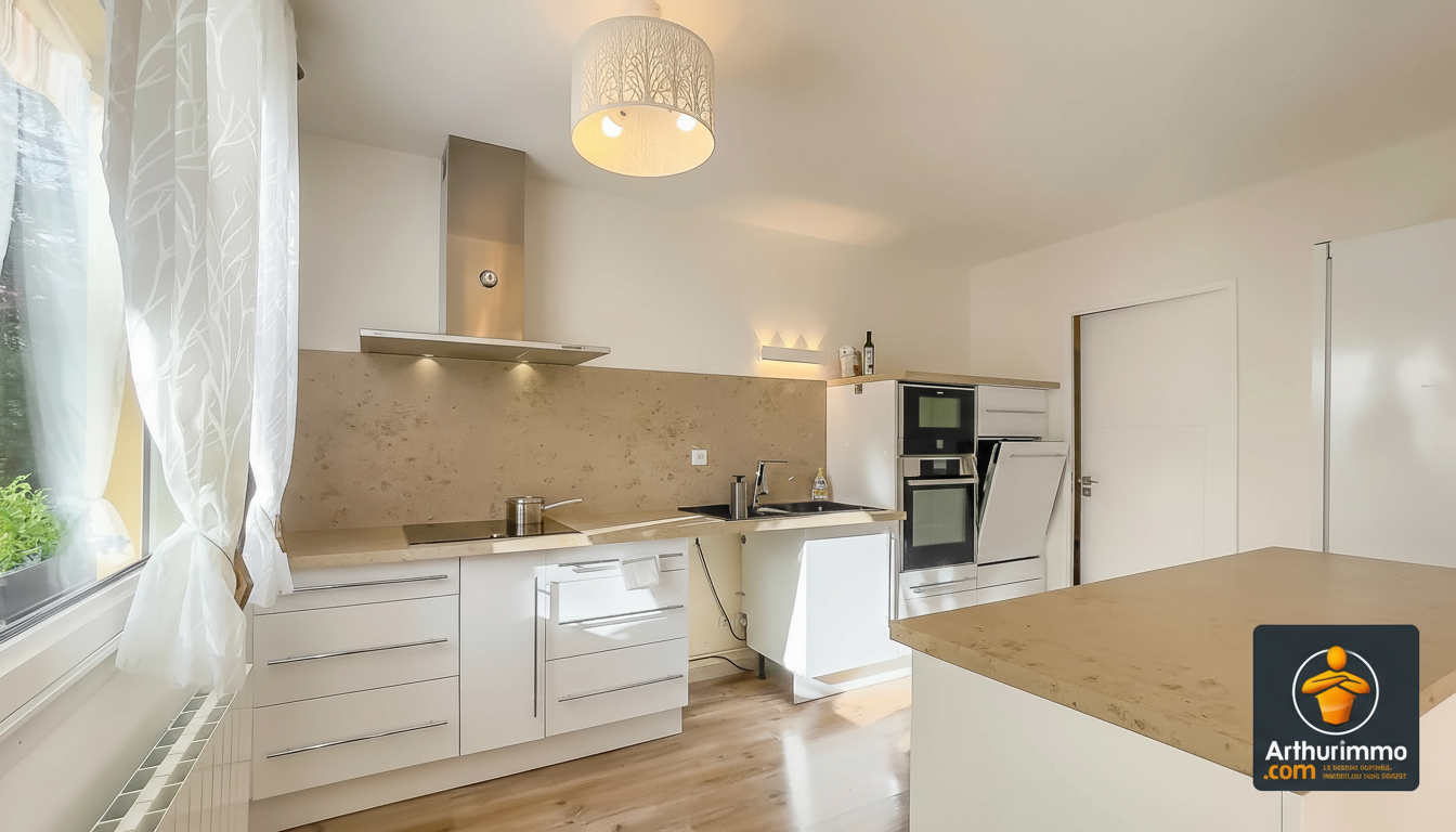 Balcon ensoleillé d'un appartement T3 vendu à Brignais.